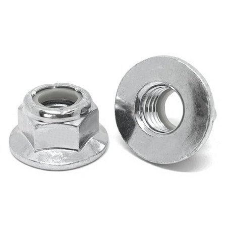 Boltsandnuts.Com Nylon Insert Lock Nut, M6-1.0, 18-8 Stainless Steel, Plain, 75 PK M6CNFNA2-75